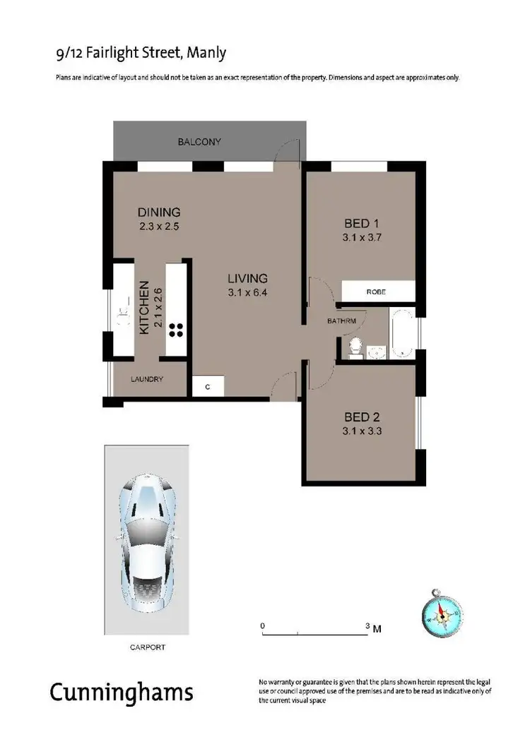 Floorplan of Homely unit listing, 9/12 Fairlight Street, Manly NSW 2095