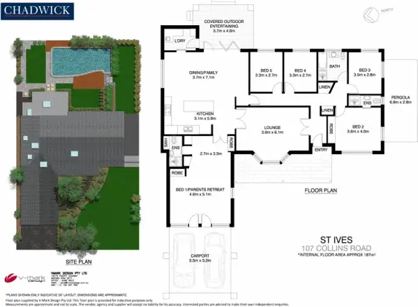 Floorplan of Homely house listing, 107 Collins Road, St Ives NSW 2075