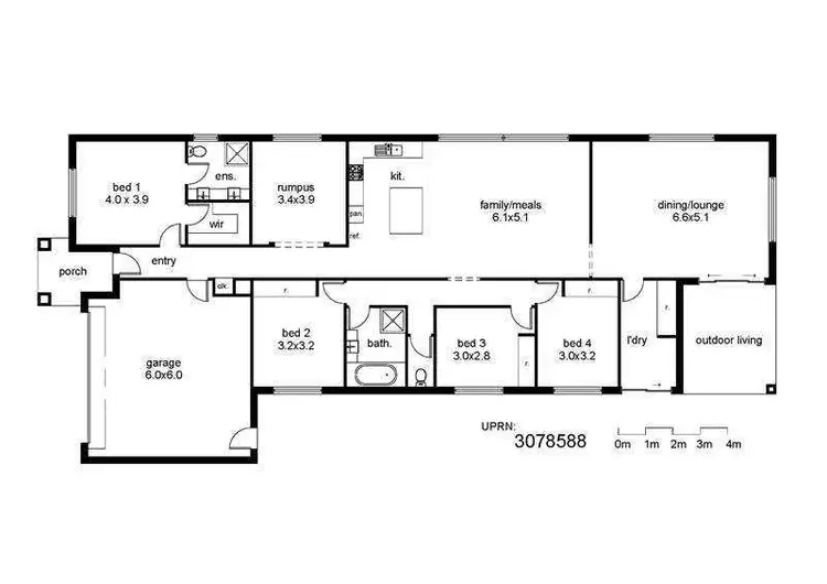 Floorplan of Homely house listing, Address available on request