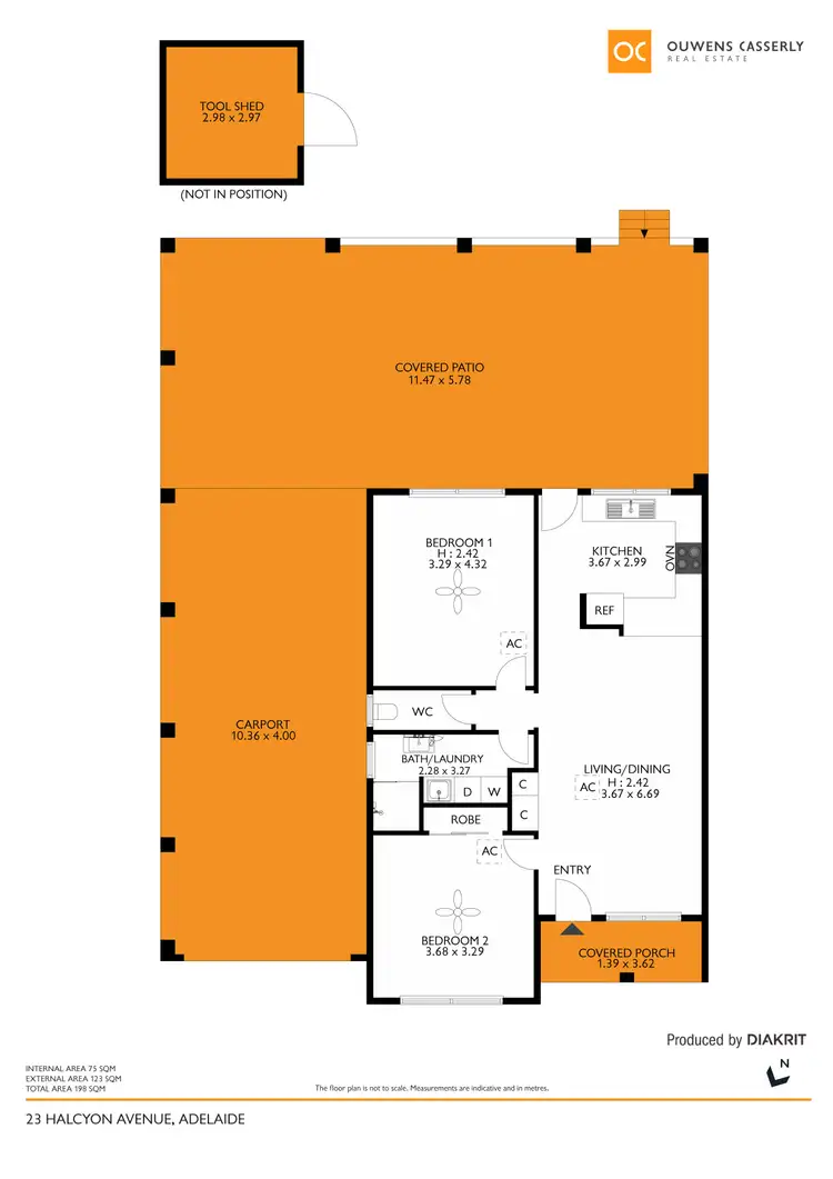 Floorplan of Homely house listing, 23 Halcyon Avenue, Greenwith SA 5125