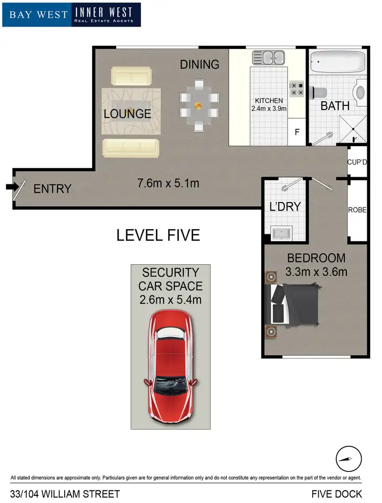 Floorplan of Homely apartment listing, 33/104 William Street, Five Dock NSW 2046