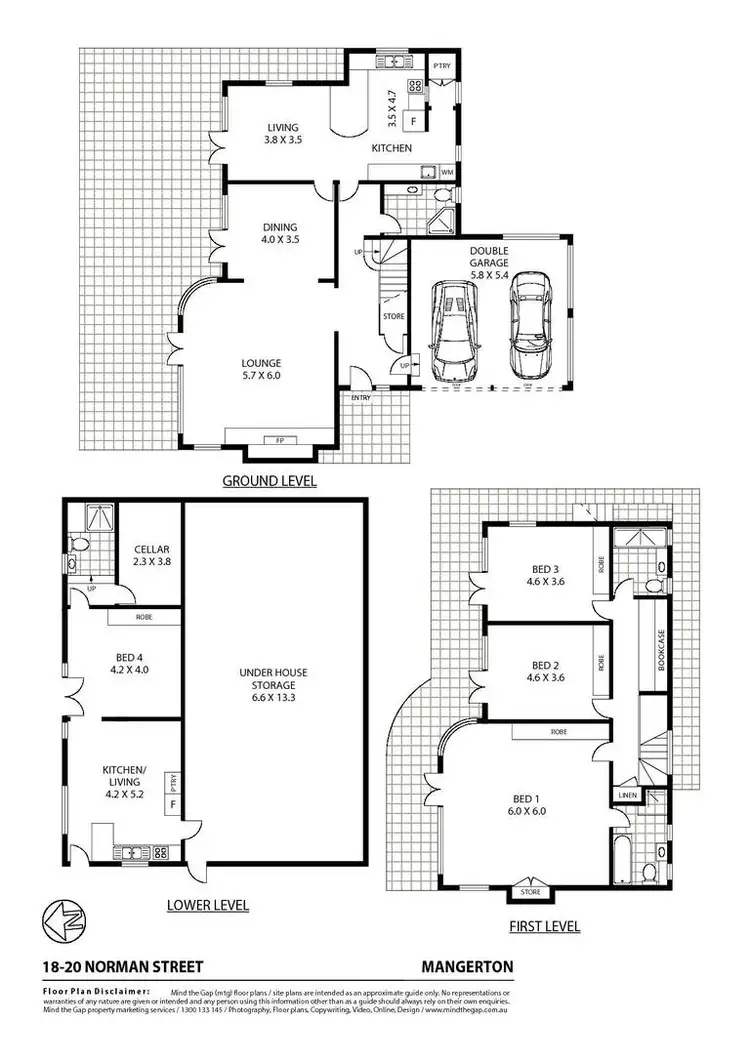 Floorplan of Homely house listing, 18-20 Norman Street, Mangerton NSW 2500