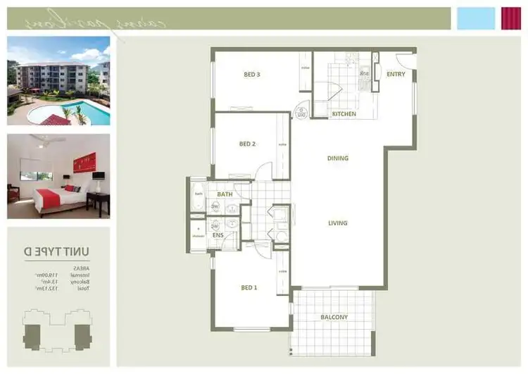 Floorplan of Homely apartment listing, 74/89 to 91 Ishmael Road, Earlville QLD 4870