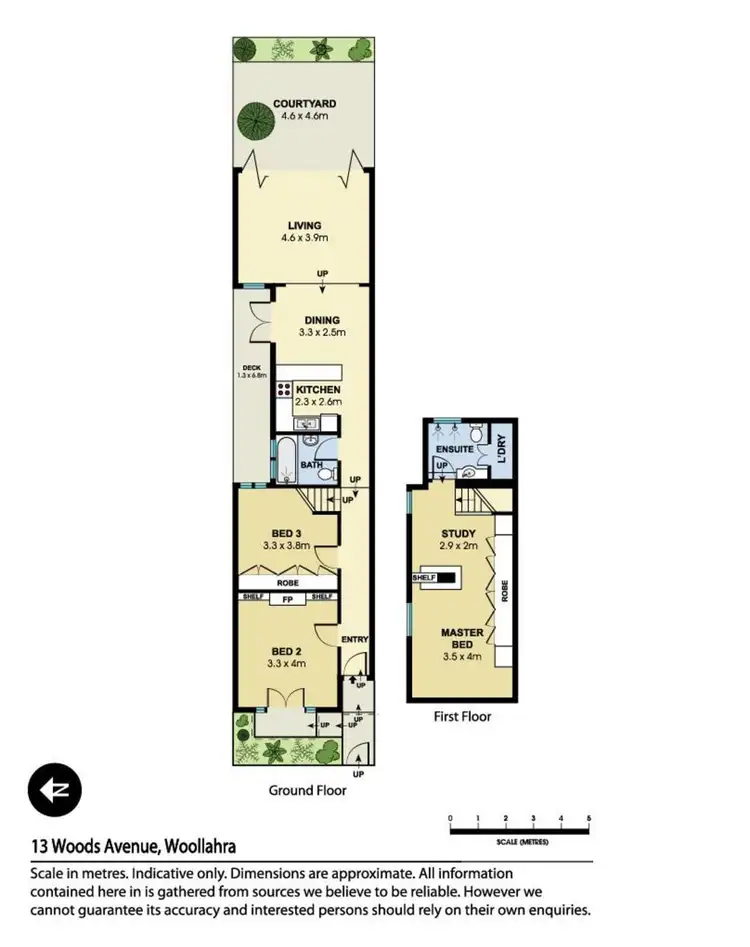 Floorplan of Homely house listing, 13 Woods Avenue, Woollahra NSW 2025
