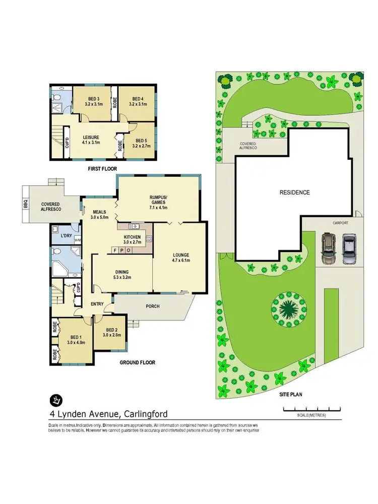 Floorplan of Homely house listing, 4 Lynden Avenue, Carlingford NSW 2118