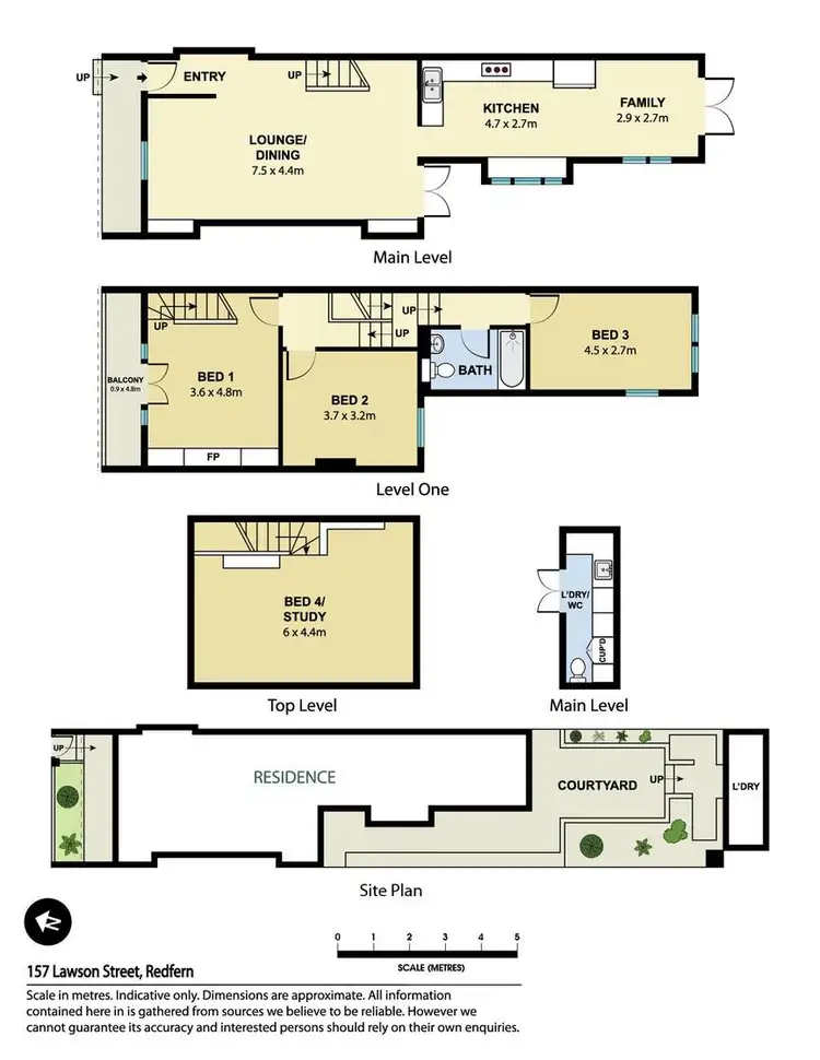 Floorplan of Homely house listing, 157 Lawson Street, Redfern NSW 2016