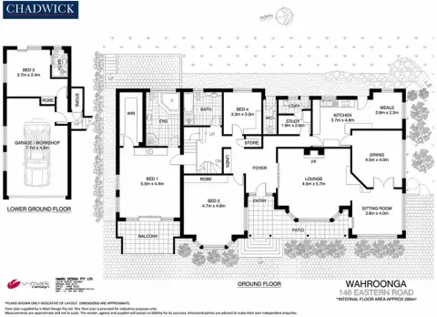 Floorplan of Homely house listing, 146 Eastern Road, Wahroonga NSW 2076