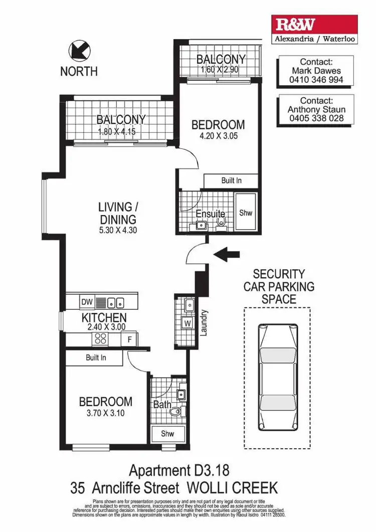 Floorplan of Homely apartment listing, D318/35 Arncliffe Street, Wolli Creek NSW 2205