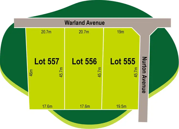 Floorplan of Homely land listing, 29 Warland Avenue, Victor Harbor SA 5211