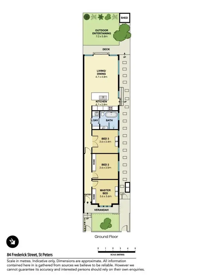 Floorplan of Homely house listing, 84 Frederick Street, St Peters NSW 2044