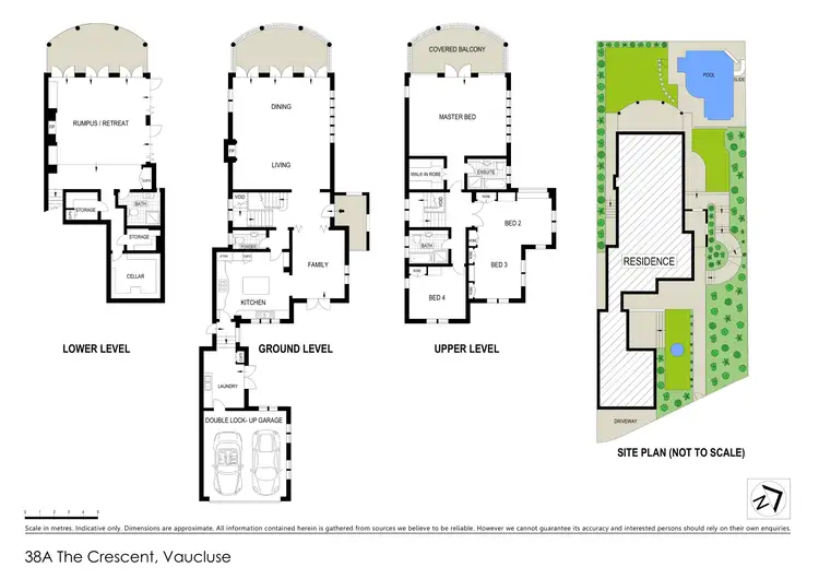 Floorplan of Homely house listing, 38A The Crescent, Vaucluse NSW 2030