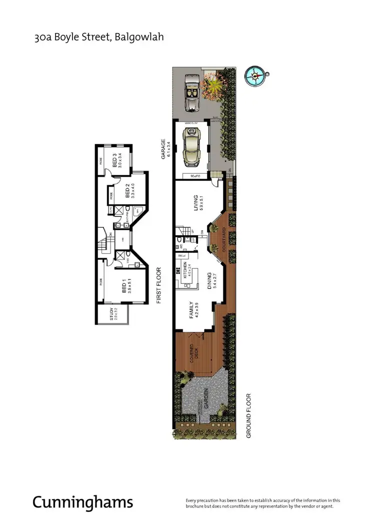 Floorplan of Homely townhouse listing, 30A Boyle Street, Balgowlah NSW 2093