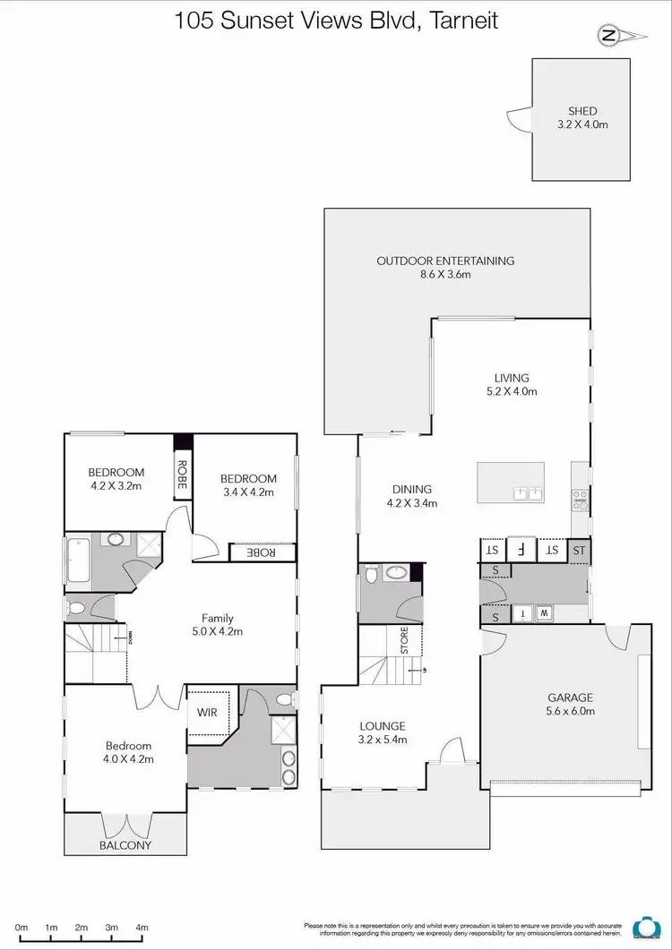 Floorplan of Homely house listing, 105 Sunset Views Boulevard, Tarneit VIC 3029