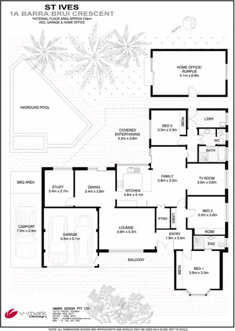 Floorplan of Homely house listing, 1A Barra Brui Crescent, St Ives NSW 2075