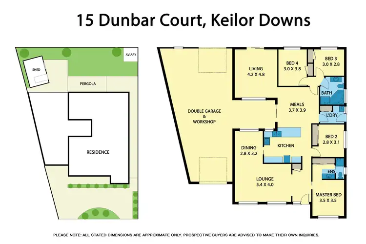 Floorplan of Homely house listing, 15 Dunbar Court, Keilor Downs VIC 3038