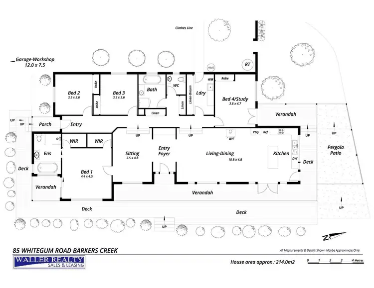 Floorplan of Homely house listing, 85 White Gum Road, Barkers Creek VIC 3451