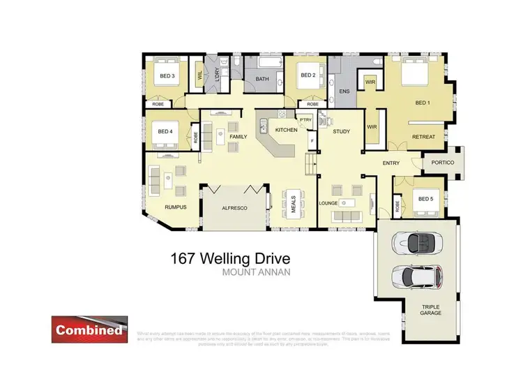 Floorplan of Homely house listing, 167 Welling Drive, Mount Annan NSW 2567