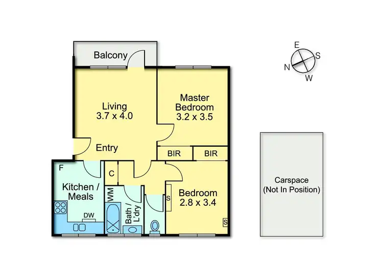 Floorplan of Homely apartment listing, 3/133 Darebin Road, Thornbury VIC 3071