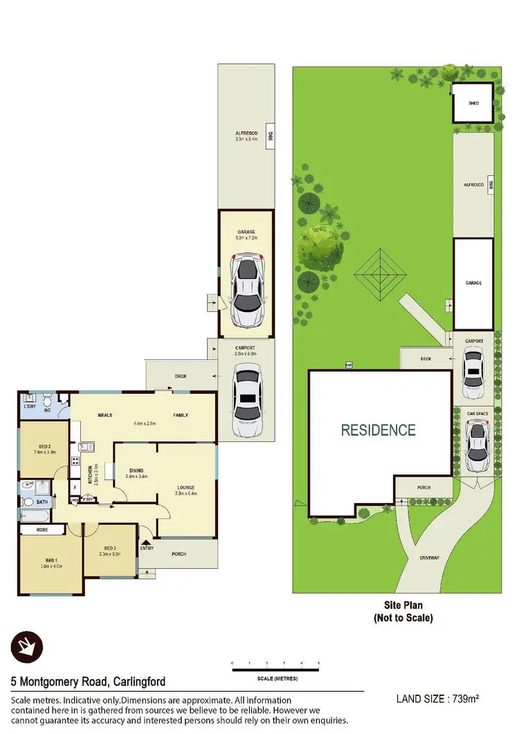 Floorplan of Homely house listing, 5 Montgomery Road, Carlingford NSW 2118
