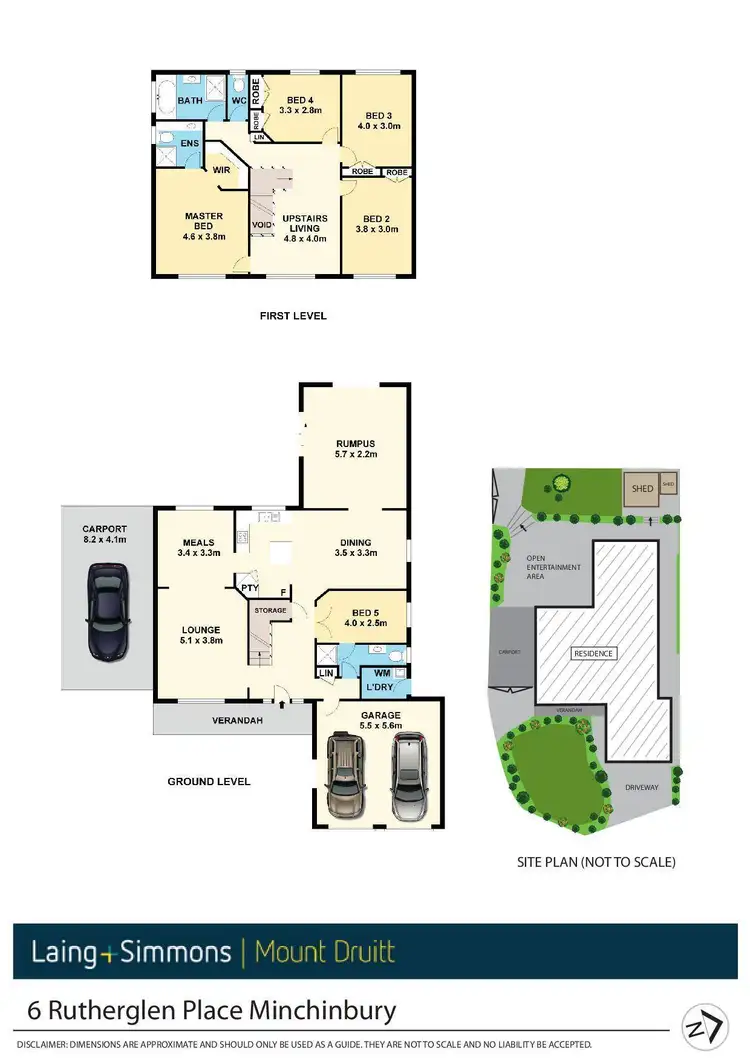 Floorplan of Homely house listing, 6 Rutherglen Place, Minchinbury NSW 2770