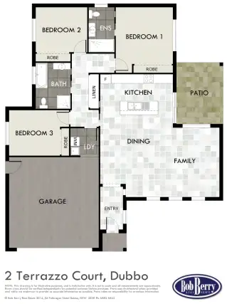 Floorplan of Homely house listing, 2 Terrazzo Court, Dubbo NSW 2830