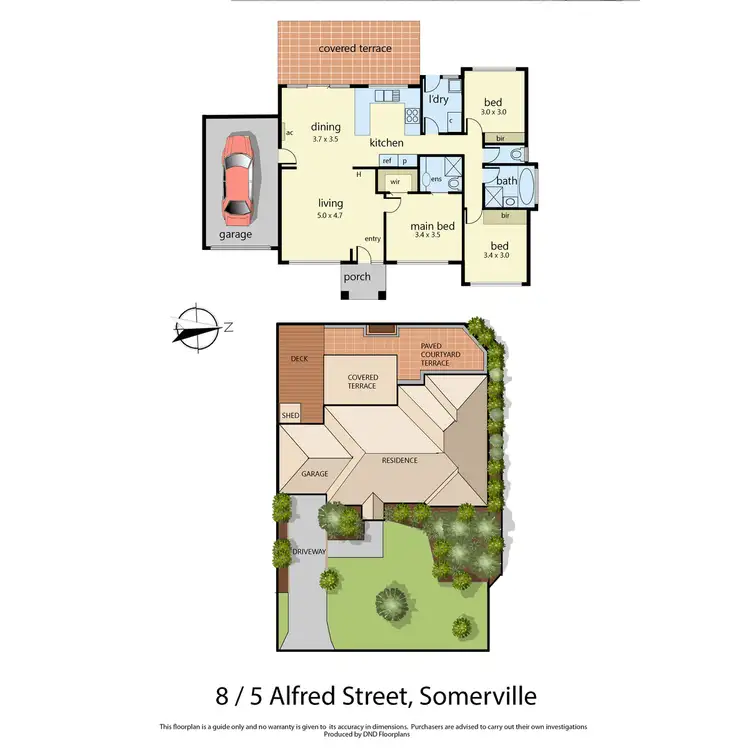 Floorplan of Homely unit listing, 8/5 Alfred Street, Somerville VIC 3912