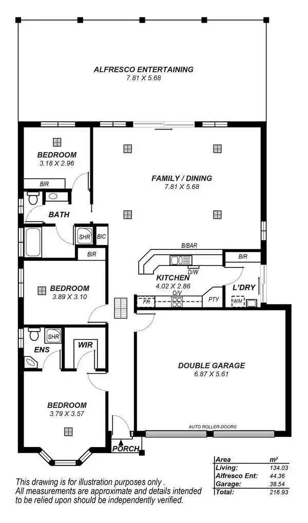 Floorplan of Homely house listing, 17 Meadowbank Terrace, Northgate SA 5085
