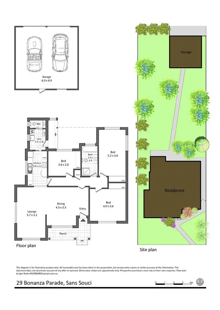 Floorplan of Homely house listing, 29 Bonanza Parade, Sans Souci NSW 2219