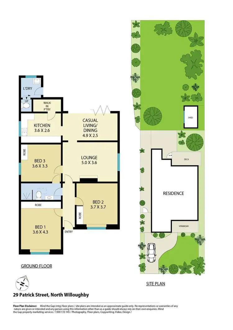 Floorplan of Homely house listing, 29 Patrick Street, Willoughby NSW 2068