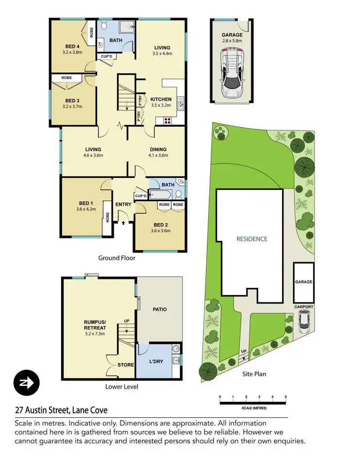 Floorplan of Homely house listing, 27 Austin Street, Lane Cove NSW 2066
