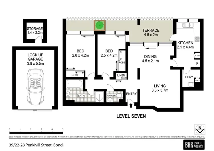 Floorplan of Homely apartment listing, 39/22-28 Penkivil Street, Bondi NSW 2026