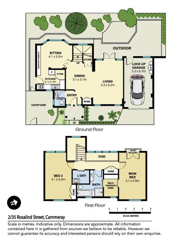 Floorplan of Homely house listing, 2/35 Rosalind Street, Cammeray NSW 2062