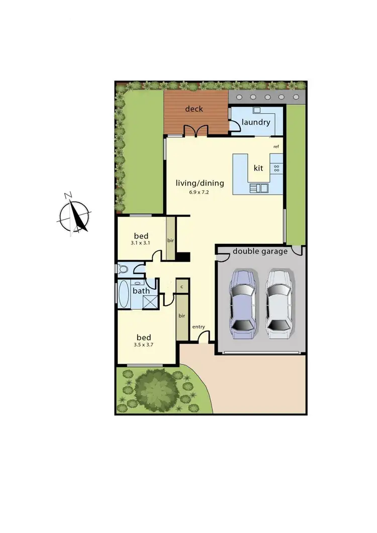 Floorplan of Homely house listing, 15/1 Malouf Court, Pakenham VIC 3810