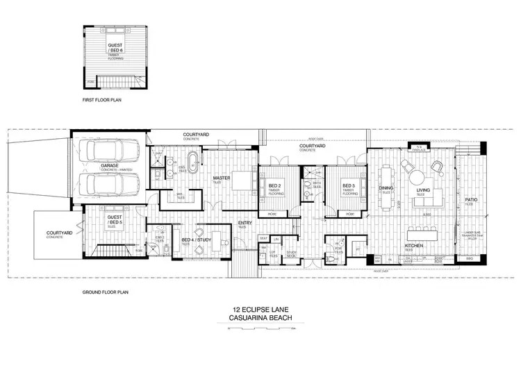 Floorplan of Homely house listing, 12 Eclipse Lane, Casuarina NSW 2487
