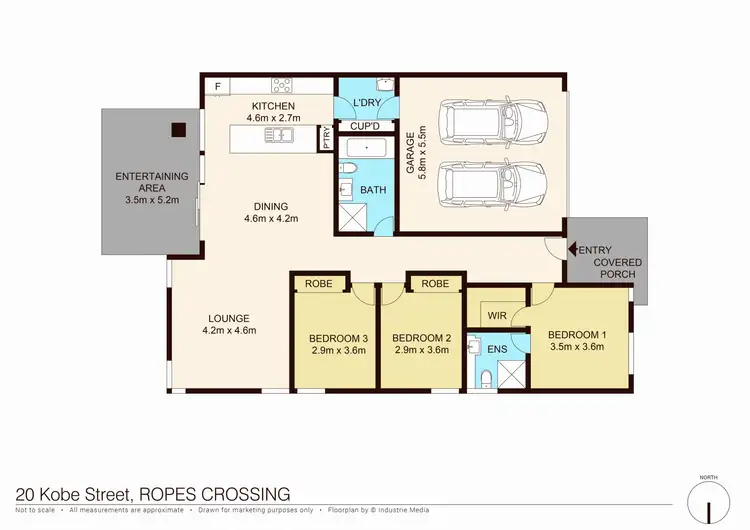 Floorplan of Homely house listing, 20 Kobe Street, Ropes Crossing NSW 2760