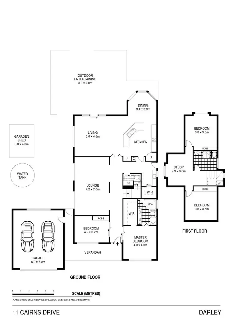 Floorplan of Homely house listing, 11 Cairns Drive, Bacchus Marsh VIC 3340