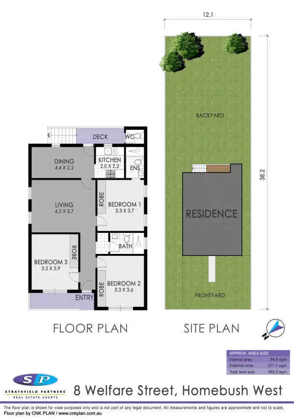 Floorplan of Homely house listing, 8 Welfare Street, Homebush West NSW 2140