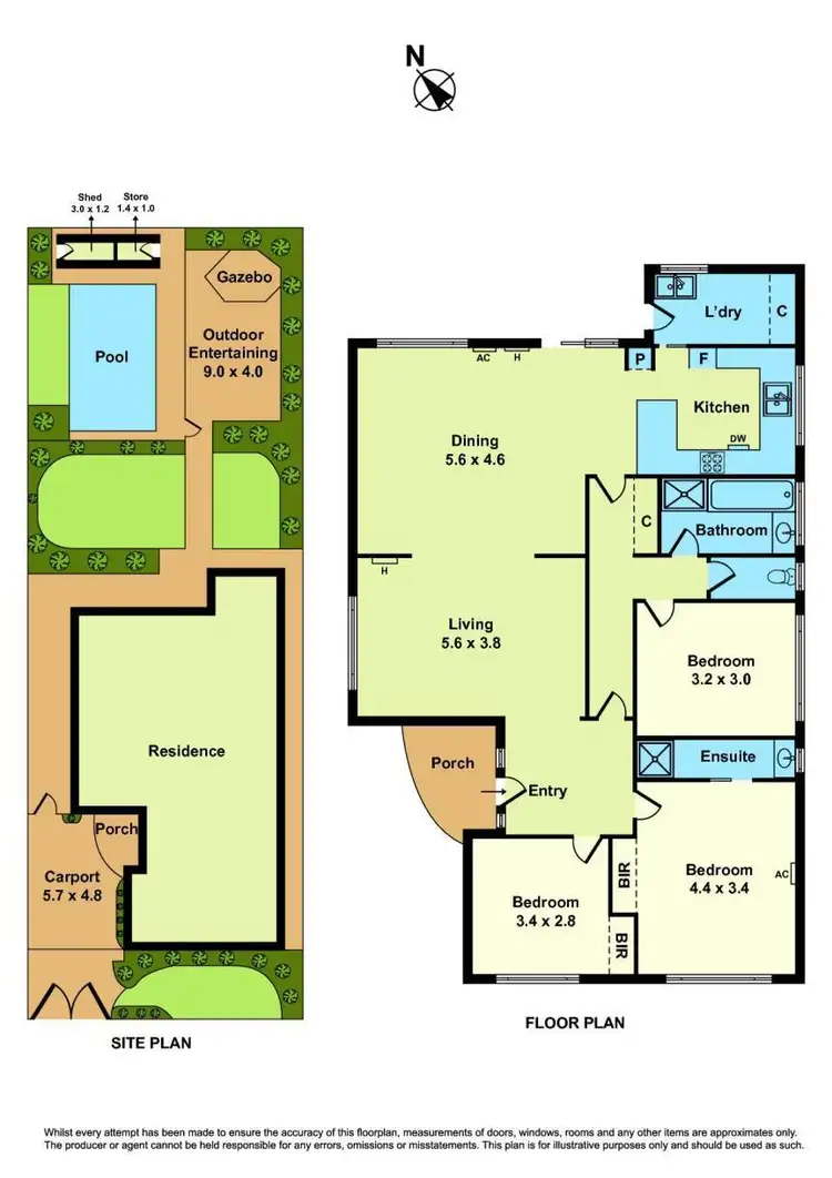 Floorplan of Homely house listing, 6 Dyson Street, West Footscray VIC 3012