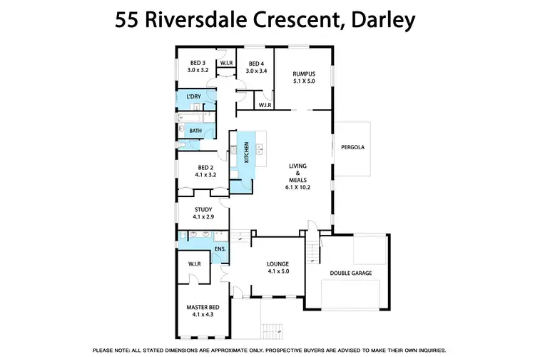 Floorplan of Homely house listing, 55 Riversdale Crescent, Bacchus Marsh VIC 3340
