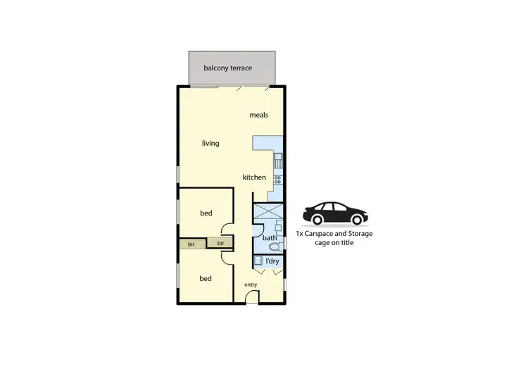 Floorplan of Homely apartment listing, 3/21 Wilson Street, Dandenong VIC 3175