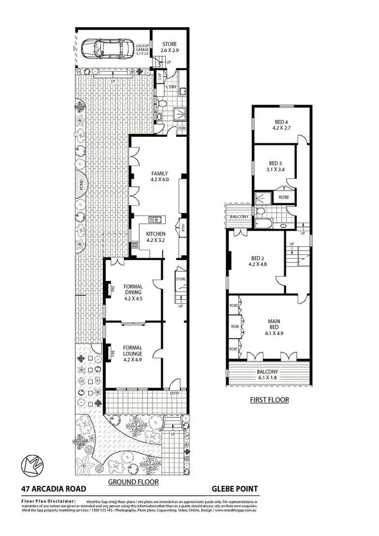 Floorplan of Homely house listing, 47 Arcadia Road, Glebe NSW 2037