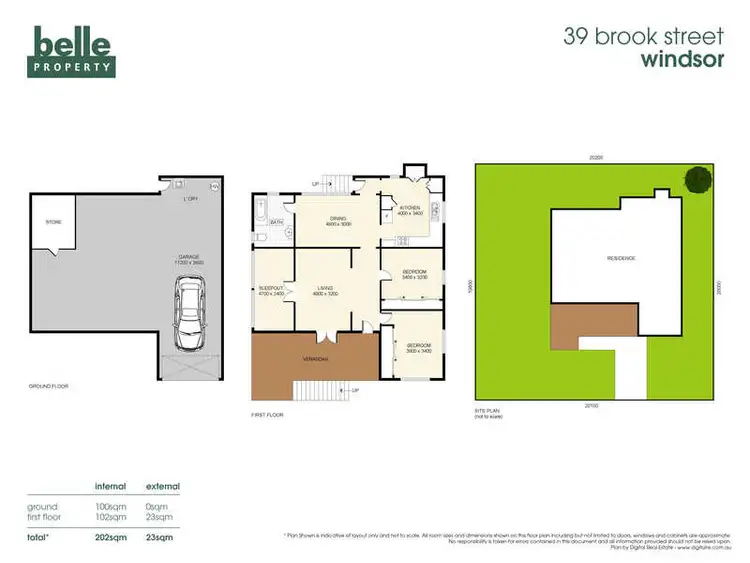 Floorplan of Homely house listing, 39 Brook Street, Windsor QLD 4030