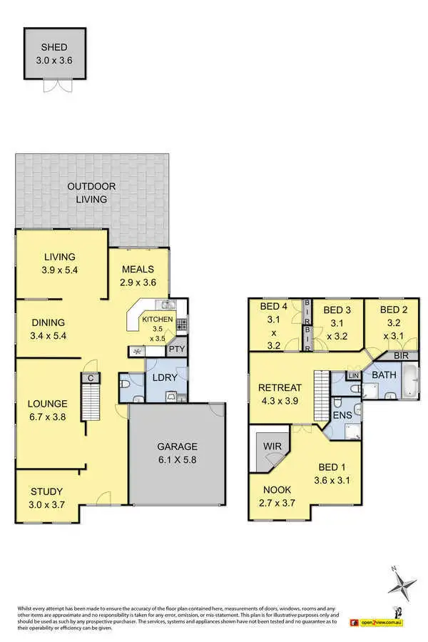 Floorplan of Homely house listing, 30 Bridgewater Way, Truganina VIC 3029