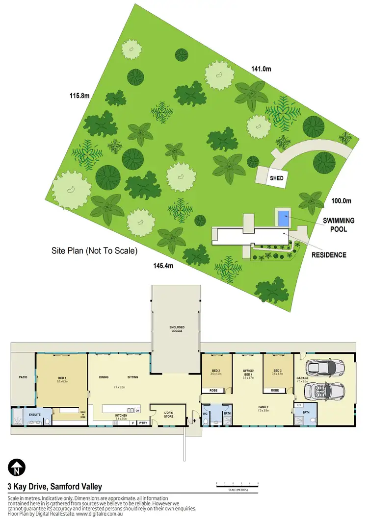 Floorplan of Homely house listing, 3 Kay Drive, Samford Valley QLD 4520