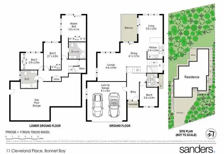 Floorplan of Homely house listing, 11 Cleveland Place, Bonnet Bay NSW 2226