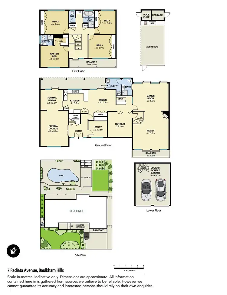 Floorplan of Homely house listing, 7 Radiata Avenue, Baulkham Hills NSW 2153