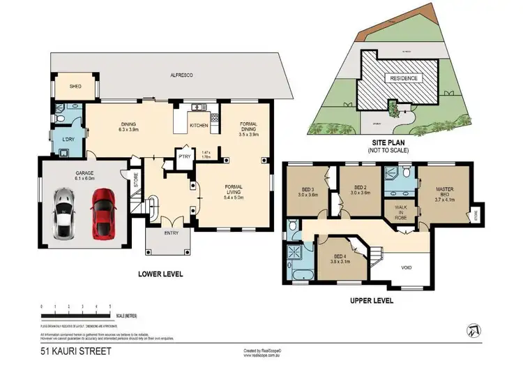 Floorplan of Homely house listing, 51 Kauri Street, Carindale QLD 4152