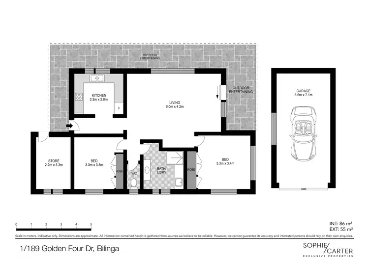 Floorplan of Homely apartment listing, 1/189 Golden Four Drive, Bilinga QLD 4225