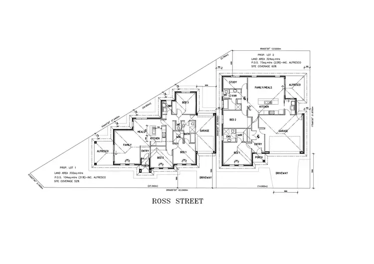 Floorplan of Homely land listing, 1B Ross Street, Torrensville SA 5031