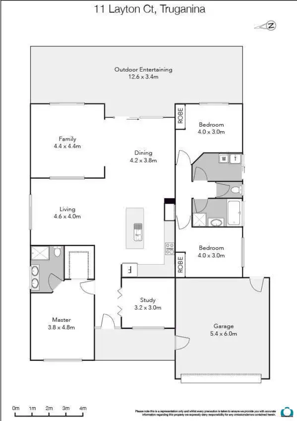 Floorplan of Homely house listing, 11 Layton Court, Truganina VIC 3029
